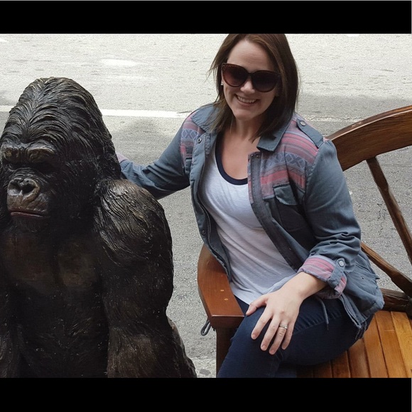 Greyish Blue Utility Jacket - Picture 7 of 7